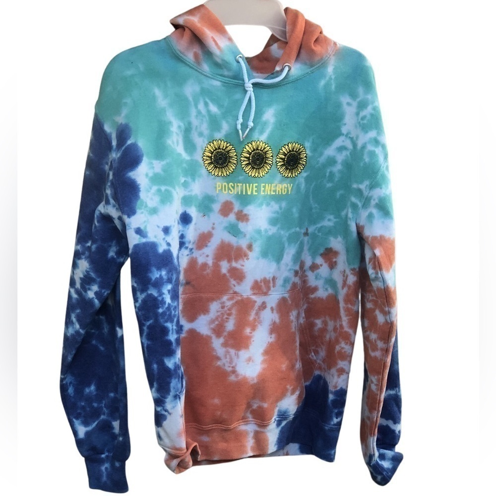 TYE DYE SUNFLOWER SWEATSHIRT SIZE SMALL ARTIST UNION